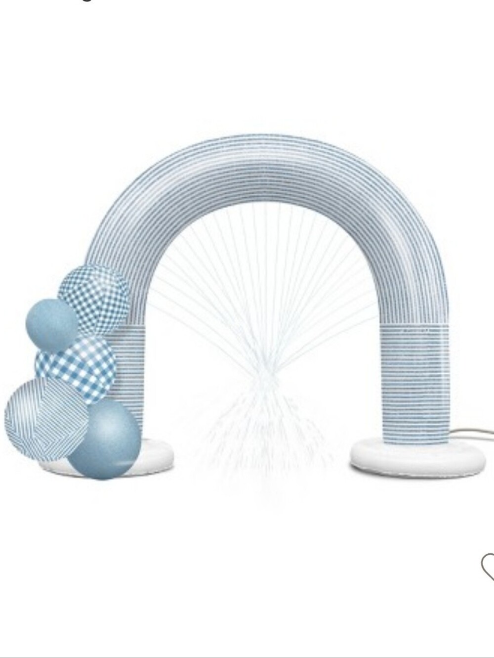 Minnidip Blue Striped Arch Sprinkler NIB